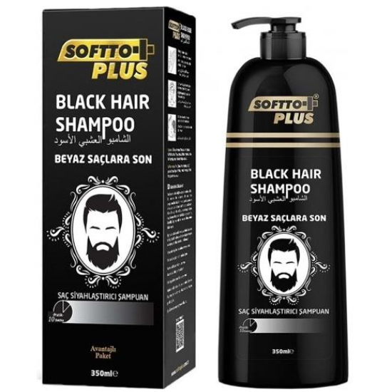 Softto Plus Black Hair Saç Siyahlaştırıcı Şampuan 350 ml Softto Plus Black Hair Saç Siyahlaştırıcı Şampuan 350 ml