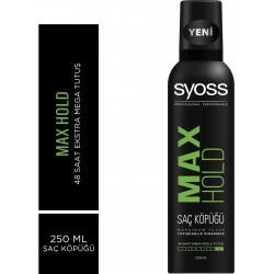 Syoss Max Hold 48 Saat Ekstra Mega Tutuş 250 ml Saç Köpüğü