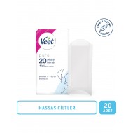 Veet Pure Hipoalerjenik Sir Ağda Bandı Bacak & Vücut Bölgesi 20'li