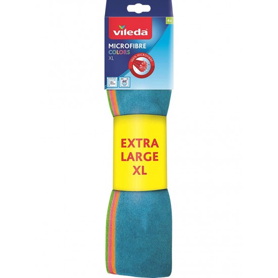 VILEDA MICROFIBER TEMIZLIK BEZI XL 4 LU