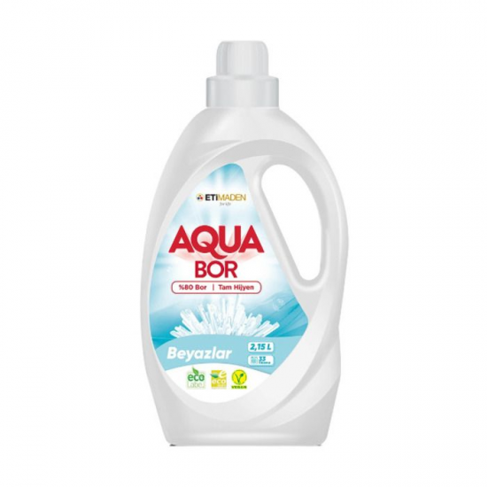 Aqua Bor Sıvı Çamaşır Deterjanı Beyazlar 33 Yıkama 2150 Ml Aqua Bor Sıvı Çamaşır Deterjanı Beyazlar 33 Yıkama 2150 Ml