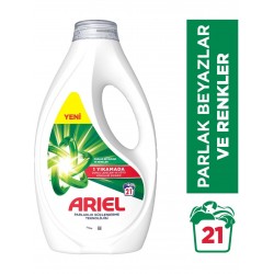 Ariel Sıvı Çamaşır Deterjanı Beyazlar ve Renkliler 21 Yıkama