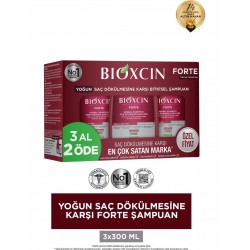 Bioxcin Forte Tüm Saç Tipleri İçin Şampuan 300 ml (3 Al 2 Öde)