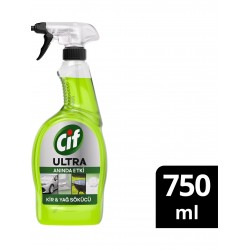 Cif Ultra Anında Etki Kir & Yağ Sökücü Sprey 750 ml Güçlü Temizlik ve Ferah Koku