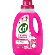Cif Zemin Temizleyici Sakura 1500 ml Gün Boyu Kalıcı Koku ve Ekstra Parlaklık Sunar
