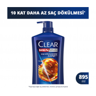 Clear Men Kepeğe ve Saç Dökülmesine Karşı Etkili Şampuan 895 ml