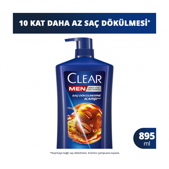 CLEAR MEN SAÇ DOKULMESINE KARSI 895 ML