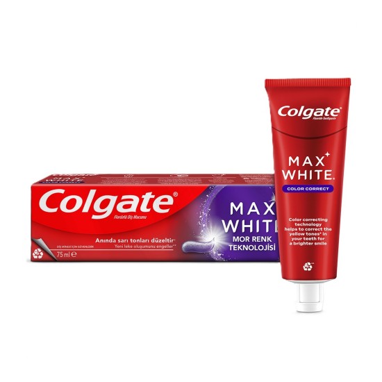 Colgate Max White Purple Reveal Diş Macunu 75 Ml Colgate Max White Purple Reveal Diş Macunu 75 Ml