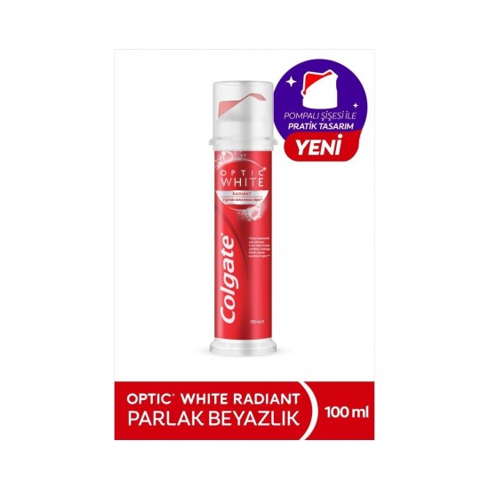 COLGATE MACUN OPTIC WHITE POMPALI 100 ML