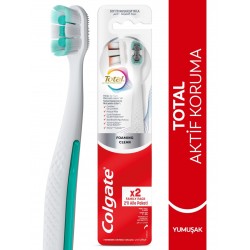 Colgate Total Foaming Clean 1+1 Yumuşak Diş Fırçası Colgate Total Foaming Clean 1+1 Yumuşak Diş Fırçası