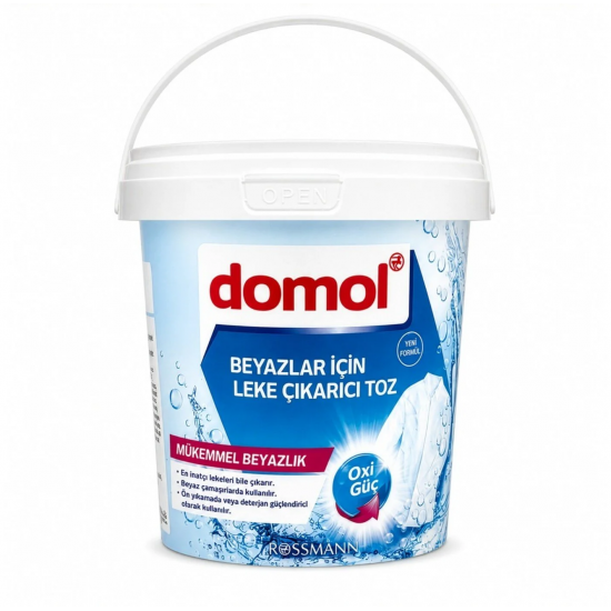 Domol Beyazlara Özel Leke Çıkarıcı Toz Oxi Güç 750 gr Domol Beyazlara Özel Leke Çıkarıcı Toz Oxi Güç 750 gr