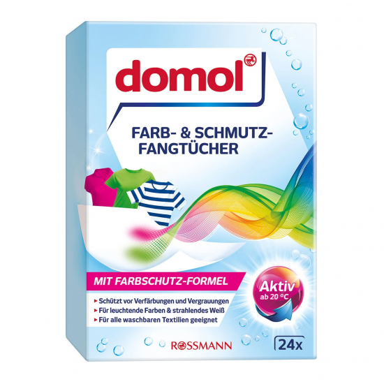 Domol Renk Ayırıcı Mendil Çamaşır Makinesi İçin 24'lü Domol Renk Ayırıcı Mendil Çamaşır Makinesi İçin 24'lü