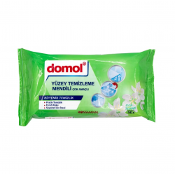 Domol Yüzey Temizleme Mendili Elma Tazeliği 50'li Domol Yüzey Temizleme Mendili Elma Tazeliği 50'li
