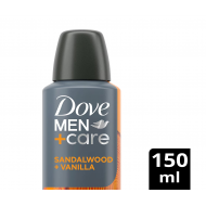 Dove Men Sandalwood & Vanilya Deodorant 150 ml Dove Men Sandalwood & Vanilya Deodorant 150 ml