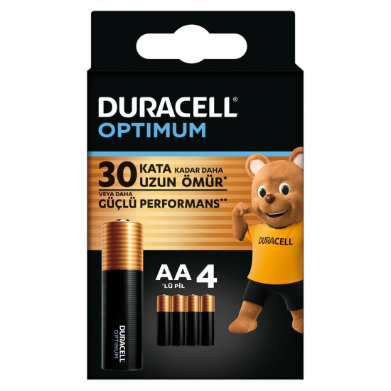 DURACELL PIL KALEM AA 4 LU OPTIMUM DURACELL PIL KALEM AA 4 LU OPTIMUM