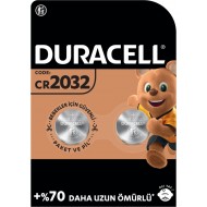 Duracell Özel 2032 Lityum Düğme Pil 3V (CR2032) 2’li Paket