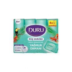 Duru Duş Sabunu Yağmur Ormanları 4'lü 600 gr Kokusuz ve Köpük Özelliği ile Ferahlatıcı Temizlik Duru Duş Sabunu Yağmur Ormanları 4'lü 600 gr Kokusuz ve Köpük Özelliği ile Ferahlatıcı Temizlik