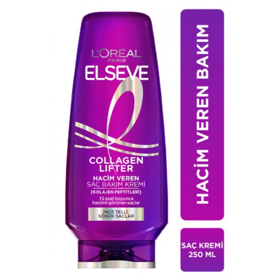 Elseve Collagen Lifter [Kolajen Peptitleri] İçeren Hacim Veren Saç Bakım Kremi 250ml