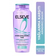 Elseve Hydra [Hyaluronic] Pure Salisilik Asit İçeren Yağlanma Karşıtı Arındırıcı Şampuan 300ml