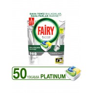Fairy Platinum Bulaşık Makinesi Deterjanı Kapsülü/ tableti 50 Yıkama
