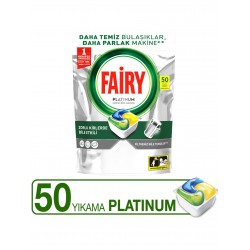 Fairy Platinum Bulaşık Makinesi Deterjanı Kapsülü/ tableti 50 Yıkama