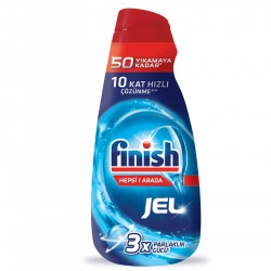 Finish Hepsi Bir Arada Bulaşık Makinesi Konsantre Jel Deterjan 1000 Ml 50 Yıkama