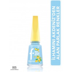 Flormar Mediterranean Yüksek Pigmentli & Parlak Bitişli Oje - 005 Aegean Breeze Flormar Mediterranean Yüksek Pigmentli & Parlak Bitişli Oje - 005 Aegean Breeze