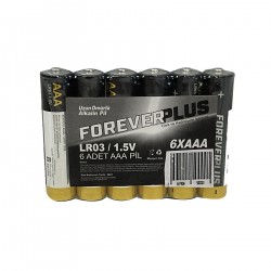 Forever Plus Alkalin İnce Pil 6'lı