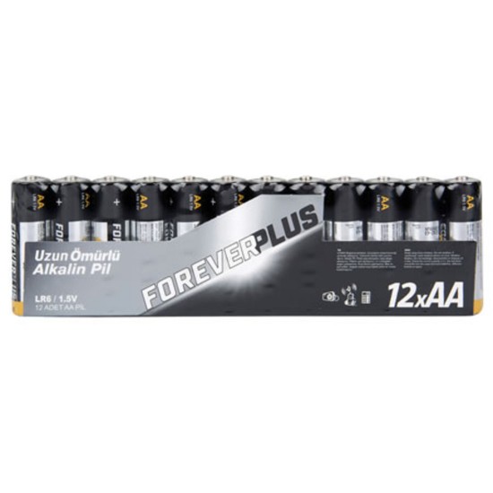Forever Plus Alkalin Kalem Pil 12'li