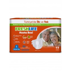 Freshlife Large Bel Bantlı Yetişkin Hasta Bezi 30 Adet