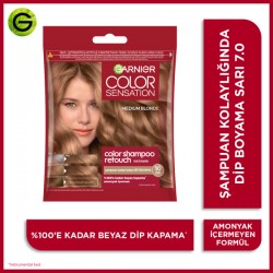 Garnier Color Shampoo Retouch Şampuan Kolaylığında Dip Boyası, Sarı 7.0 Garnier Color Shampoo Retouch Şampuan Kolaylığında Dip Boyası, Sarı 7.0