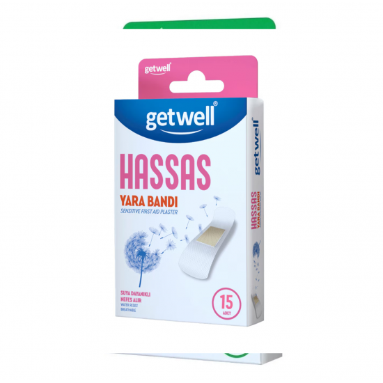 Getwell Hassas Yara Bandı 15 Adet Getwell Hassas Yara Bandı 15 Adet