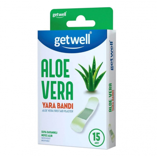 Getwell Yara Bandı Aloe Vera 15 adet Getwell Yara Bandı Aloe Vera 15 adet