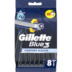Gillette BLUE3 Slalom Kullan At Tıraş Bıçağı 8'li Gillette BLUE3 Slalom Kullan At Tıraş Bıçağı 8'li