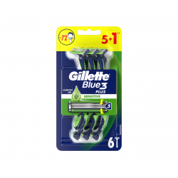 Gillette Blue3 Sensitive Kullan At Tıraş Bıçağı 6 Adet