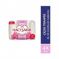 Hacı Şakir Klasik Çiçek Terapisi El ve Güzellik Sabunu 4x70 gr Hacı Şakir Klasik Çiçek Terapisi El ve Güzellik Sabunu 4x70 gr
