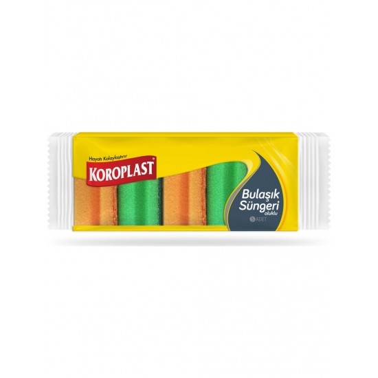 KOROPLAST BULASIK SUNGERI OLUKLU 5 LI