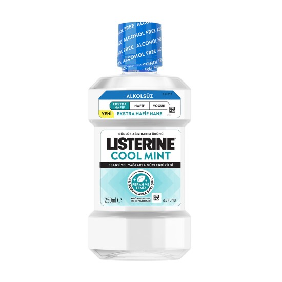 LISTERINE COOL MINT EKSTRA HAFIF NANE ALKOLSUZ 250 ML LISTERINE COOL MINT EKSTRA HAFIF NANE ALKOLSUZ 250 ML