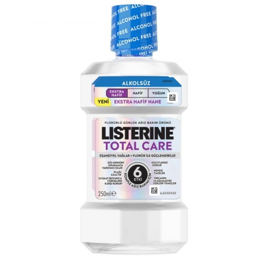 LISTERINE TOTAL CARE EKSTRA HAFIF NANE ALKOLSUZ 250 ML LISTERINE TOTAL CARE EKSTRA HAFIF NANE ALKOLSUZ 250 ML