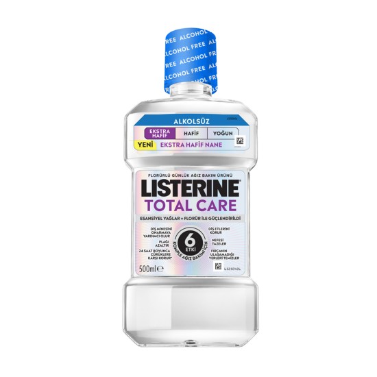 LISTERINE TOTAL CARE EKSTRA HAFIF NANE ALKOLSUZ 500 ML LISTERINE TOTAL CARE EKSTRA HAFIF NANE ALKOLSUZ 500 ML
