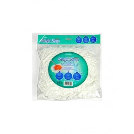 Motek Magic Mop Yedek Beyaz Temizlik Bezi 1 Adet