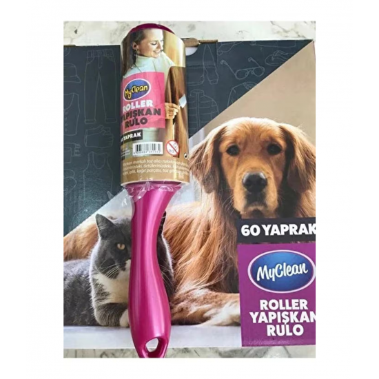 MyClean Yapışkanlı Tüy Toplama Rulosu 60 Yapraklı - 1 Adet