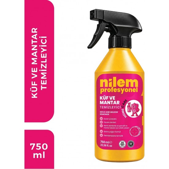 Nilem Profesyonel 750 ml Küf ve Mantar Temizleyici Sıvı Deterjan Vegan Özellikli Nilem Profesyonel 750 ml Küf ve Mantar Temizleyici Sıvı Deterjan Vegan Özellikli