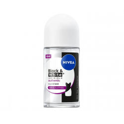 Nivea Deodorant Roll on Black and White Authentic Kadın 50 ml Nivea Deodorant Roll on Black and White Authentic Kadın 50 ml