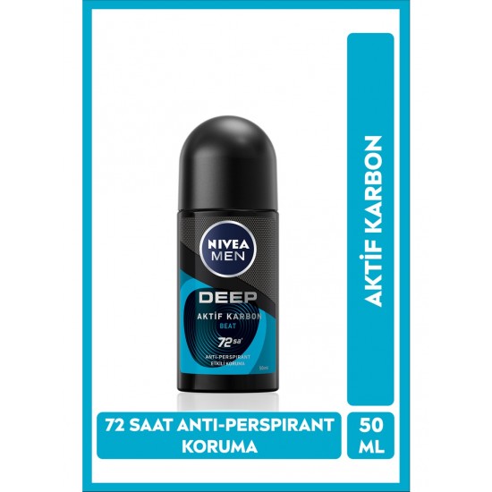 NIVEA ROLLON MEN DEEP BEAT 50 ML NIVEA ROLLON MEN DEEP BEAT 50 ML