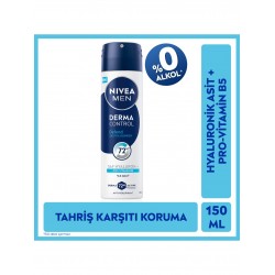 Nivea Men Erkek Sprey Deodorant Derma Control Defend 150ML,HYALURON,PRO Vitamin B5,72 Saat Anti-Perspirant Nivea Men Erkek Sprey Deodorant Derma Control Defend 150ML,HYALURON,PRO Vitamin B5,72 Saat Anti-Perspirant