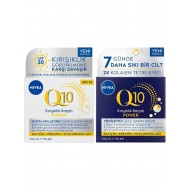 Nivea Q10 Power Kırışıklık Karşıtı Gündüz Bakım Kremi 50 ml + Gece Bakım Kremi 50 ml