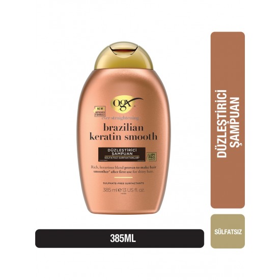 Ogx Düzleştirici Brazilian Keratin Smooth Şampuan 385 ml