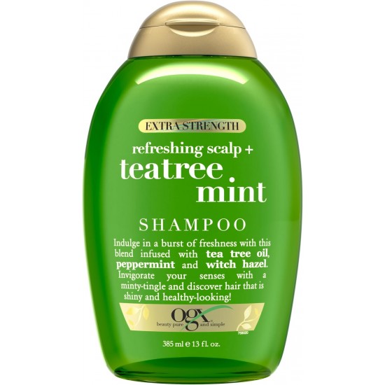 Ogx Sülfatsız Teatree Mint Canlandırıcı Şampuan 385Ml