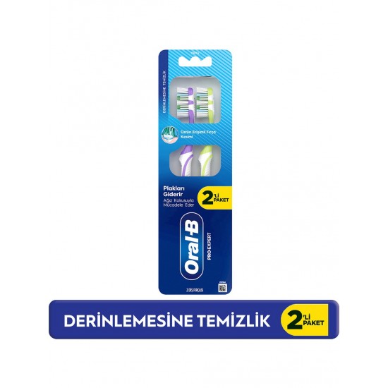 Oral-B Pro Expert Derinlemesine Temizlik Diş Fırçası 2'li Paket